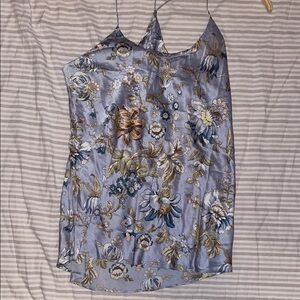 Floral Satin Camisole Top